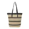 Bolsa de Palha Tecida para Férias na Praia para Mulheres 2026 Nova Coleção Primavera/Verão Bolsa de Ombro Único Bolsa Tote Grande de Balde Bolsa de Palha