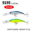 Mino Luya Señuelo Falso 85Mm/17.5G Mino Flotante de Largo Alcance Pesca de Agua Dulce Boca Inclinada Caballa Lubina 9195