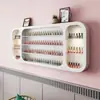 Estante de exhibición para salón de uñas, estante para esmalte de uñas, estante de pared, estante de almacenamiento, popular estante de exhibición para esmalte de uñas y gel, organizador