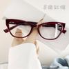 7008 nuevo espejo plano anti-luz azul transfronterizo armazón de gafas para miopía libro rojo moda net red con gafas de montura grande