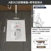 Inodoro de Cerámica Ultra Delgado para Ponerse en Cuclillas con Curva de 18 cm a Prueba de Salpicaduras Inodoro para Uso Doméstico Urinario con Sifón Fosa de Ponerse en Cuclillas Delgada