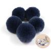 Suministros del Fabricante Bola de Pelo de Conejo Rex Estilo Pinza Bola de Pelo DIY Bola de Peluche Navideña Accesorios para Ropa Bola Redonda