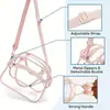 Nueva Bolsa de Tocador Transparente Simple Bolso de Mano Bolsa de Baño Impermeable Gran Capacidad Bolsa para Cosméticos Bolsa de Cosméticos de PVC