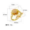 Europa e Estados Unidos moda joia transfronteiriça cem personalidade abertura ajustável diamante borboleta estrela amor cobre micro cravação anel