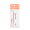 Pinzas Chuanqi'Er para Cejas Anguladas Pinza para Cejas de Acero Inoxidable Pinzas Curvas para Depilar Barba Pinzas de Alta Precisión para Depilación