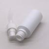 Botella vacía de plástico con boquilla, de 60 ml, HDPE mate, con hombro oblicuo, sencilla y pequeña, para viaje diario