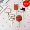 ¡Adelante Niño Decoración de Pastel Fútbol Niño Baloncesto Maestro Temática Adorno Niño Fiesta de 10º Cumpleaños Decoraciones