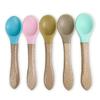 Prato de Jantar Colher Babador de Silicone de Grau Alimentício Venda Quente Transfronteiriça Prato de Jantar de Três Peças para Alimentação de Bebê