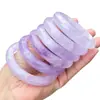 "Humo Morado Teñido por la Luna" Pulsera Natural de Amatista Lavanda para Mujer, Joyería de Pulsera de Amatista de Lujo Ligero Estilo Nacional Venta al por Mayor