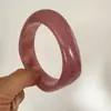 Acessórios Yongge Estilo Ins Transfronteiriço Europeu e Americano Pulseira de Resina Transparente Padrão de Pedra Marmorizada Quadrada Irregular Pulseira Exagerada