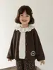Suéter para niñas Wulibu YiPersonalizado de nuevo estilo con bordes de volantes, cárdigan estilo Mori girl coreano
