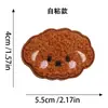 Acessórios Populares de Verão com Cabeça de Urso Adesivos de Tecido Patch Pequenos Animais DIY Presente Patches Bordados