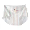 Bragas sin costuras de seda helada para verano, finas, color rosa piel de leche, estilo helado, tiro bajo, para chicas jóvenes.