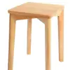 Encosto de Madeira Maciça Cadeira Pequena de Jardim de Infância Sala de Estar Infantil Aprendizagem Cadeira Pequena Baixa Banquinho Quadrado Banquinho Redondo Substituição Banquinho de Madeira Doméstico