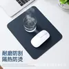 Mouse Pad de Couro Resistente à Sujeira tamanho pequeno Tapete Presente Tapete Publicitário Cor Sólida Simples Tapete para Mesa de Computador de Escritório Tapete para Jogos de Estudante