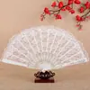 Abanico de Encaje Retro Europeo para Mujer Verano Abanico de Orquídea Accesorios para Fotografía de Danza Performance Abanico Plegable