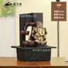 Ornamento de Fonte de Água Ganesha do Sudeste Asiático para Sala de Estar, Mesa de Escritório, Umidificador de Água Circulante, Decoração de Hall de Entrada Feng Shui que Atrai Riqueza