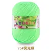 Proteína de Seda Terciopelo Bola de Lana para Bebé Suéter de Punto para Bebé Bufanda Hilo de Algodón Leche Fino Medio Crochet Hilo de Algodón para Zapatos Venta al por Mayor