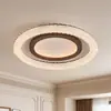 Lámpara de techo de dormitorio de alta gama con veta de madera de nogal, estilo italiano de mediados de siglo, diseño creativo de gota de agua de lujo ligero para dormitorio principal