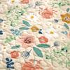Almofada de Sofá de Algodão Lavado Estampada Pastoral Quatro Estações Estilo Coreano Simples Almofada de Sofá com Flores Pequenas Toalha de Braço