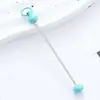 Creativo Nuevo diy poste de cuentas en stock color degradado hecho a mano llavero de cuentas accesorios colgante al por mayor