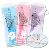 Set de Reglas Estudiante, Juego de Cuatro Piezas, Set de Reglas Triángulo, Material Escolar, Regla Recta de 20cm, Regla Flexible con Anillo de Tirar, Empaque en Bolsa Opp