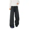 Pantalones Casuales de Cuadros Retro Americanos para Hombre, Marca de Moda 2026, Pantalones Largos Simples con Caída, Nuevos Pantalones Limpios de Largo Completo