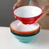 Vajilla de Melamina para Tiendas de Fideos, Tazones de Fideos Bicolor para Uso Comercial, Hot Pot Picante, Sopa de Fideos Caracol, Tazones de Ramen de Res, Tazones para Sopa Hot Pot