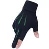 Manga de cinco dedos de seda de hielo para protección solar para hombre y mujer, delgada para exteriores, guantes finos de primavera y verano, de cinco dedos, manga de hielo elástica para montar, pescar