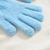 Guantes de Lana Tejida para Mujer en Otoño e Invierno Estilo Coreano Ins Estudiantes a Prueba de Frío y Cálidos Moda Color Dulce Combinación Guantes de Felpa