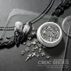 Accesorios para arte de uñas estilo punk vintage, juego mixto de remaches, cruces, Chrome Hearts, aleación, accesorios para uñas K-gun blanco negro
