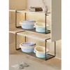 Estante para lavabo de gabinete de baño, estante de almacenamiento para lavabo, herramienta mágica para lavabo de baño, estante de almacenamiento colgante