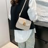Bolsa de Ombro Elegante e de Nicho para Mulheres 2026 Nova Tendência Estilo Coreano Bolsa Quadrada Pequena Simples e Única Bolsa de Ombro Transversal