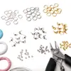 Paquete de Materiales para Cadena de Teléfono Móvil para Principiantes Cuentas de Posicionamiento Hebilla de Doble Círculo Cuentas Sueltas Pulsera Collar de Joyería Hecho a Mano DIY