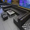 Bar Ktv Sofá Discoteca Cabina de Fiesta Rincón de Lounge de Discoteca Cabina en Forma de U Mesa de Café Sillas y Mesas Personalización