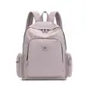 Mochila de tela de nailon simple y casual para mujer, nueva mochila de viaje ligera de gran capacidad, bolso de moda para la escuela y el trabajo