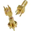 Conector de bloqueo por microempuje RF Placa de soldadura para PCB SSMB-JE