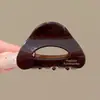 Pinza Decorativa Pequeña de Garra Estilo Coreano Pinza Lateral Suave Pinzas para Fijar Mechones Rebeldes Accesorios Simples para el Cabello