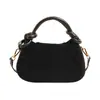Bolsas femininas transfronteiriças outono/inverno 2026 estilo coreano, bolsas tote de moda, bolsas femininas plissadas estilo bolinho, bolsas de ombro e bolsas transversais