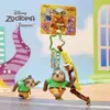 Venta Caliente Original Disney Zootopia Judy Nick Muñeco Llavero Colgante para Bolsa Llavero de Coche