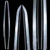 Acero T10 Cubierto de Tierra, Espada Japonesa con Filo Quemado, Hoja de Espada Desnuda, Espada Larga Samurai, Hamon Templado con Arcilla, Sin Filo