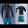 Traje de baño para hombre Traje de baño para adulto con protección solar de manga larga para natación Nuevos bañadores anti-vergüenza para hombre Tops para adolescentes