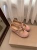 Sapatos Femininos 2025 Novos Casuais Moda Mary Jane Sapatos de Bico Redondo Rosa Retrô de Solado Grosso Interno