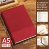 Caderno A5 Espesso para Uso Profissional e de Escritório, Capa de Couro Macio de Alta Qualidade, Livro de Registro de Reuniões para Empresas, Logotipo Personalizável