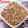 Peças Redondas de Latão Acessórios diy Contas Espaçadoras para Pulseira Contas Espaçadoras de Latão de Xizang Espaçador de Cobre Gaxeta de Cobre Espaçador de Cobre Puro