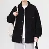 Chaqueta de mezclilla deconstruida estilo americano para trabajo para hombre, nuevo modelo primavera y otoño 2026, chaqueta casual holgada para hombre lavada, transfronteriza