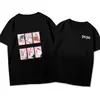 Jojo's Bizarre Adventure Jotaro Kira Yoshikage Killer Queen Camiseta Manga Curta Gola Redonda Solta Unissex Roupa de Algodão
