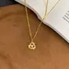 Colar Coração Dinâmico Vazado com Zircônia, Estilo Francês, Preserva a Cor, Banhado a Ouro 24K, Corrente de Clavícula de Alta Qualidade, Luxo Leve