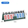 Marcador Baloncesto Marcador de Cartas Giratorias Marcador Mesa de Billar Mesa Giratoria de Tenis de Mesa Marcador