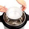 Suministro Directo de Fábrica Multifuncional Rejilla para Vapor de Acero Inoxidable con Mango de Silicona Accesorios para Olla a Presión Instant Pot Transfronterizos